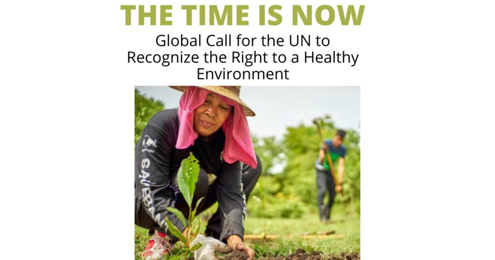 NPWJ joins Global Call for the UN to Recognize the Right to a Healthy ...