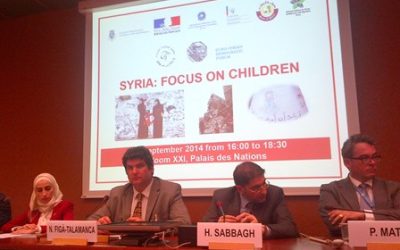 ONU / Ginevra: NPSG e il PRNTT organizzano un evento parallelo su bambini e ragazzi nel contesto del conflitto siriano