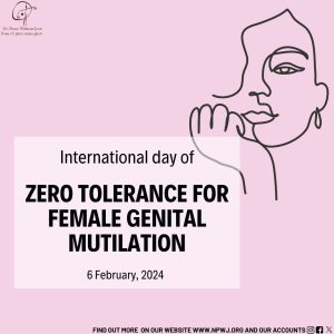 Zero Tolerance to FGM: united, we can break the cycle and create ...