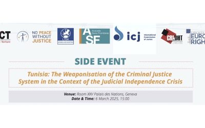 Tunisia: The Weaponisation of the Criminal Justice System in the Context of the Judicial Independence Crisis