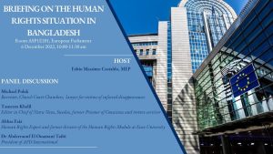 Briefing on the Human Rights Situation in Bangladesh